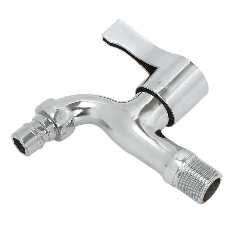 Direktang pagbebenta ng pabrika ng copper core alloy washing machine faucet tip mop pool mabilis na bukas na gripo 15mm gripo pakyawan