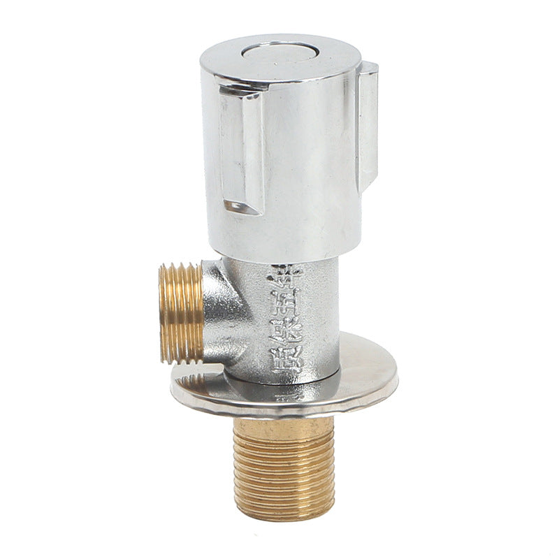 Manufacturer wholesale brass triangle valve water heater toilet basin universal water stop angle valve walong character valve red flush triangle valve