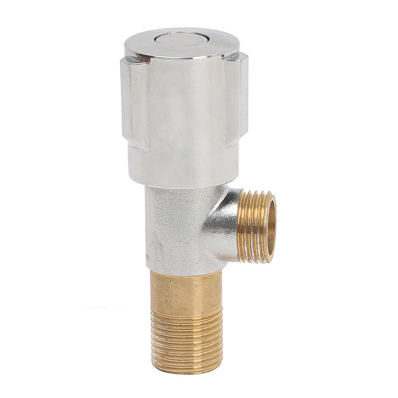 Manufacturer wholesale brass triangle valve water heater toilet basin universal water stop angle valve walong character valve red flush triangle valve