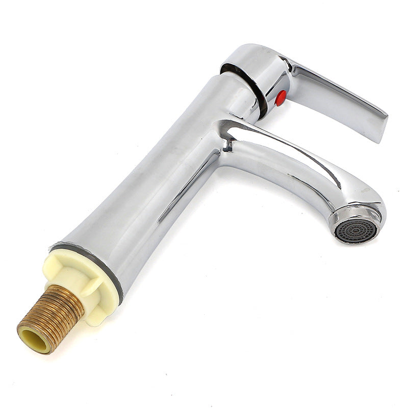 Borong single cold basin faucet bahan aloi basin faucet electroplating process wash basin faucet basin